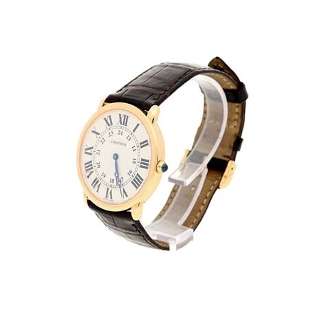 cartier watch mens used - cartier diamond watch second hand.